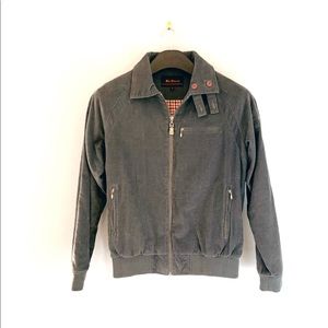 Ben Sherman Blue Corduroy Bomber Jacket - Men’s M